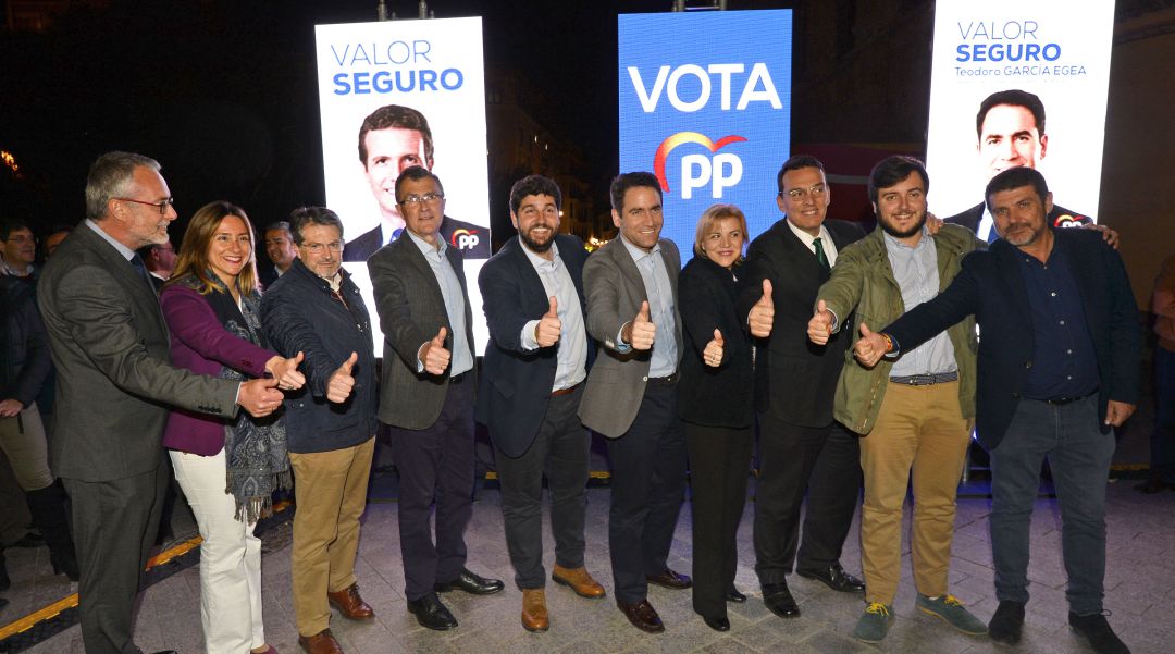 García Egea (PP) pide el voto para Casado para que la Región tenga "la relevancia" que se merece en Madrid García Egea (PP) pide el voto para Casado para que la Región tenga "la relevancia" que se merece en Madrid