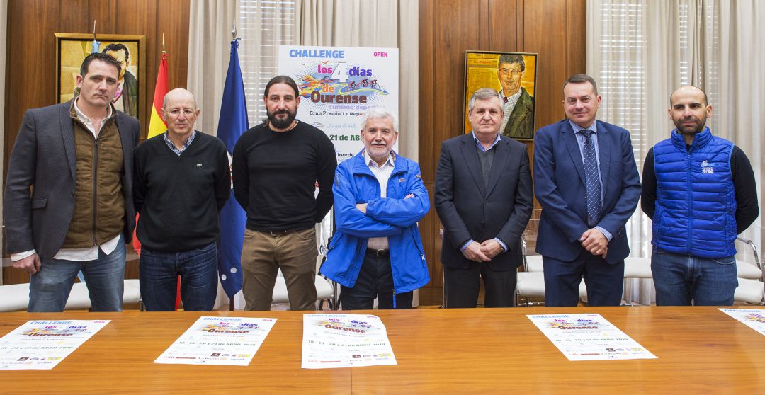 Presentación da proba Challenge os 4 dias de Ourense, gran premio La Región, do 18 ao 21 de abril, desde Baños de Molgas. Presentación da proba Challenge os 4 dias de Ourense, gran premio La Región, do 18 ao 21 de abril, desde Baños de Molgas.