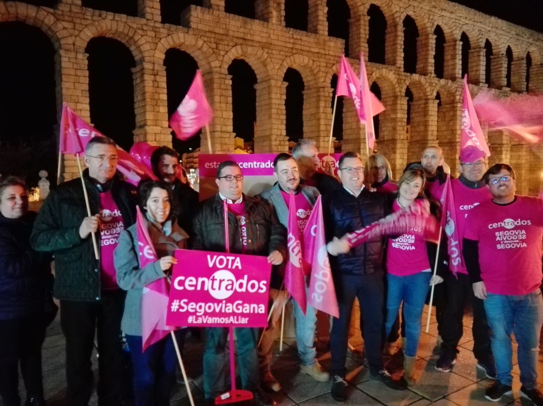 Inicio de campaña de Centrados en Segovia Inicio de campaña de Centrados en Segovia