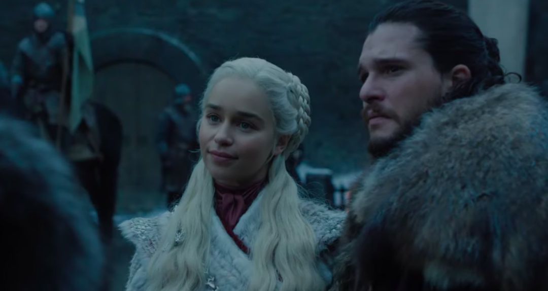 Daenerys Targaryen y Jon Snow. Daenerys Targaryen y Jon Snow.