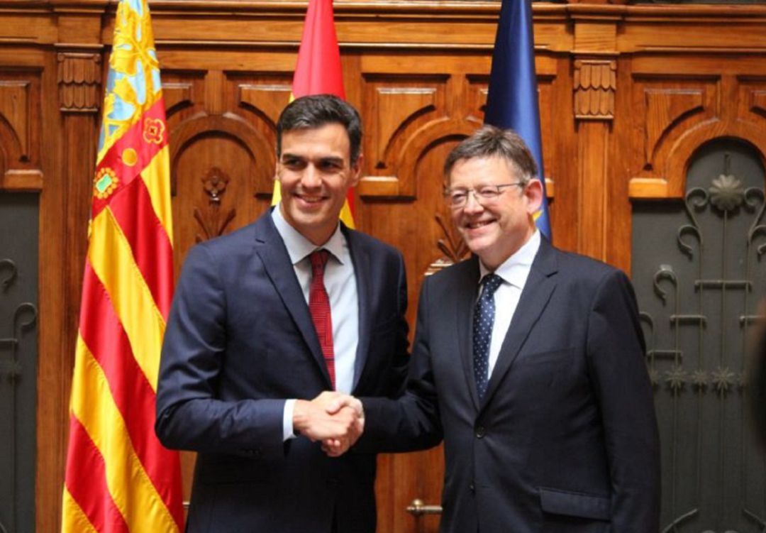 Presidente del Gobierno, Pedro Sánchez, y president de la Generalitat, Ximo Puig Presidente del Gobierno, Pedro Sánchez, y president de la Generalitat, Ximo Puig