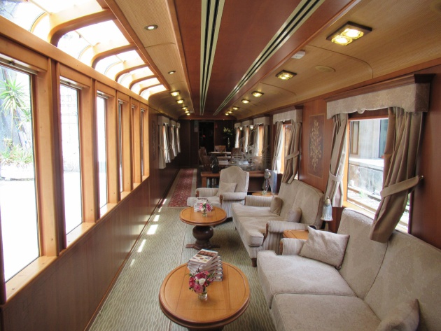 El interior del Transcantábrico Gran Lujo. El interior del Transcantábrico Gran Lujo.