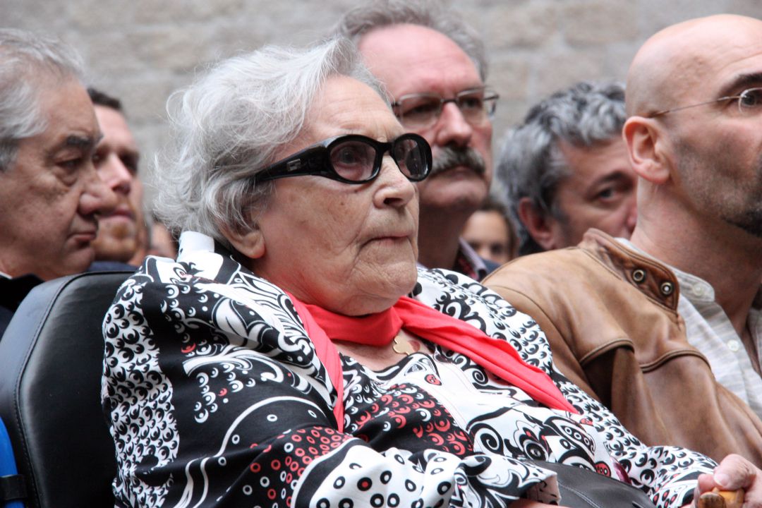 Neus Català, supervivent catalana del camp de concentració nazi de Ravensbrück, en una imatge de l'any 2010 Neus Català, supervivent catalana del camp de concentració nazi de Ravensbrück, en una imatge de l'any 2010