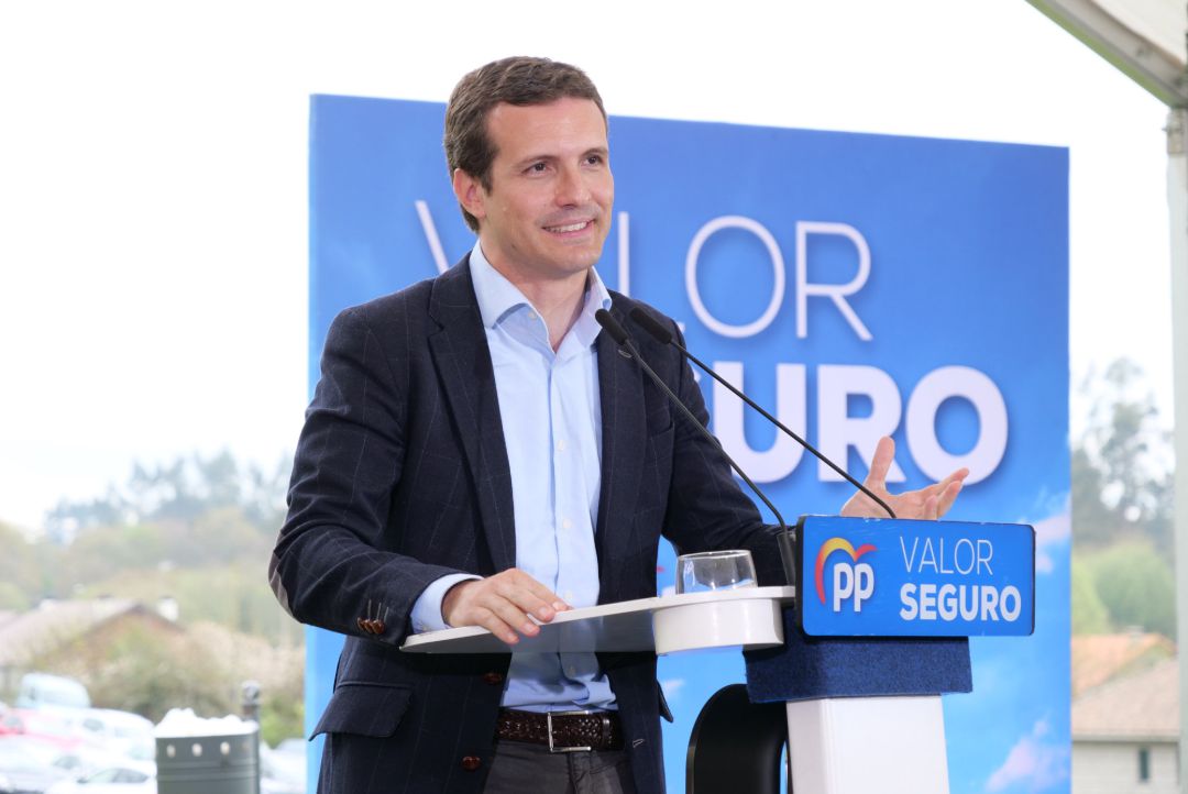 Casado expone un decálogo de prioridades en su carta electoral Casado expone un decálogo de prioridades en su carta electoral