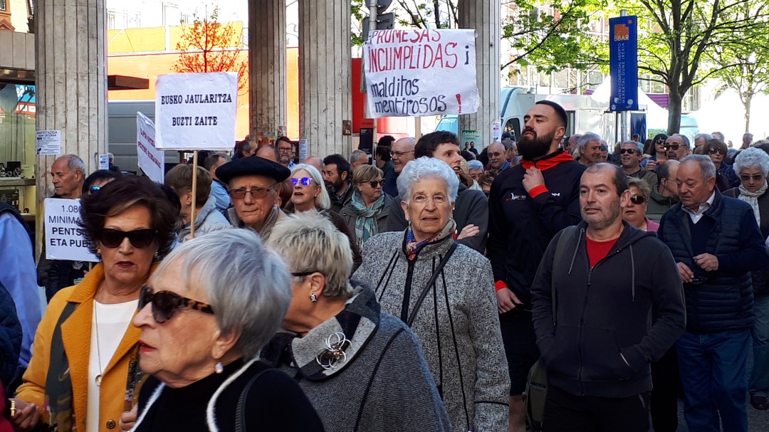 Nueva manifestación por las pensiones el sábado 11 de mayo