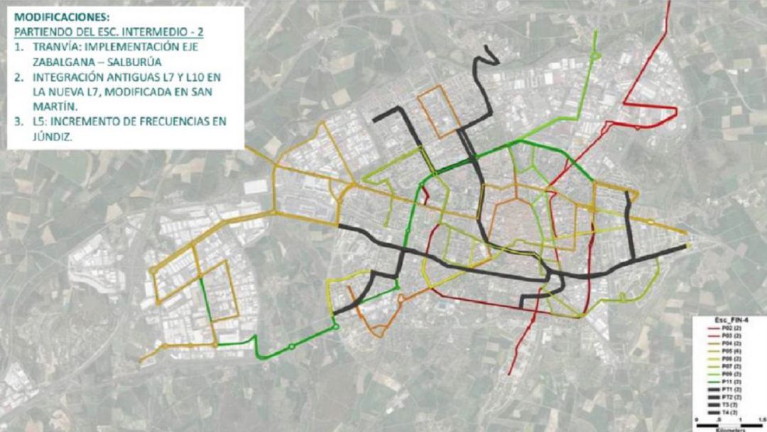 Trazado de las futuras líneas del tranvía y autobús del nuevo Plan de Movilidad Sostenible Trazado de las futuras líneas del tranvía y autobús del nuevo Plan de Movilidad Sostenible