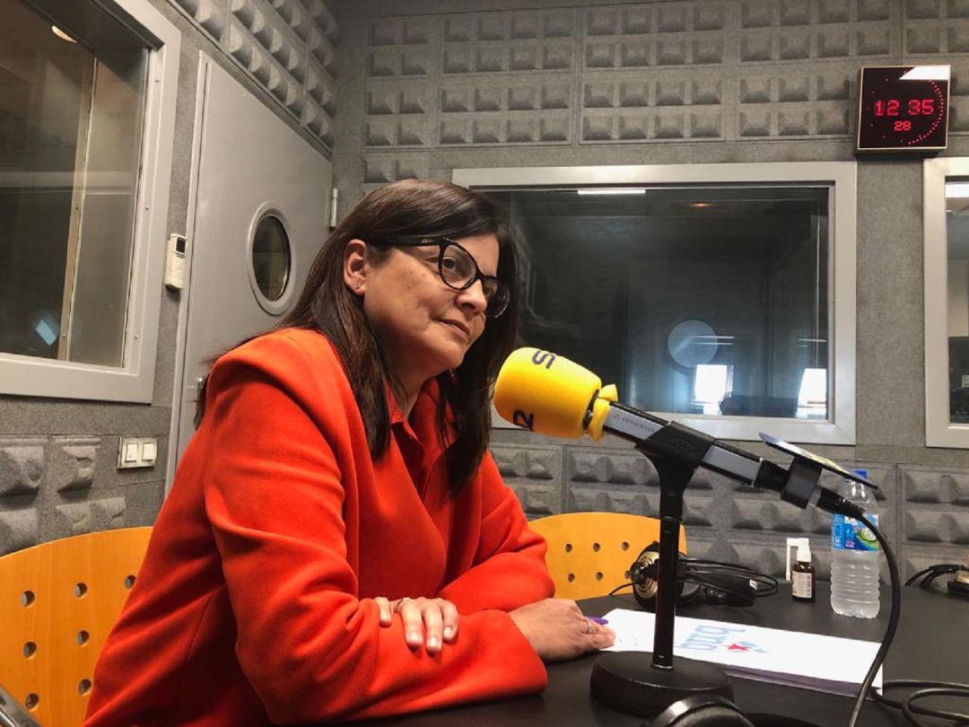 Carme da Silva en los estudios de Hoy por Hoy Vigo Carme da Silva en los estudios de Hoy por Hoy Vigo