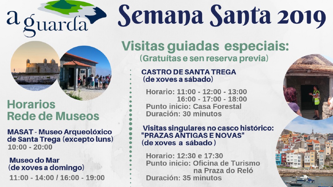 Procesiones, visitas guiadas y verbenas para disfrutar de la Semana Santa en A Guarda
