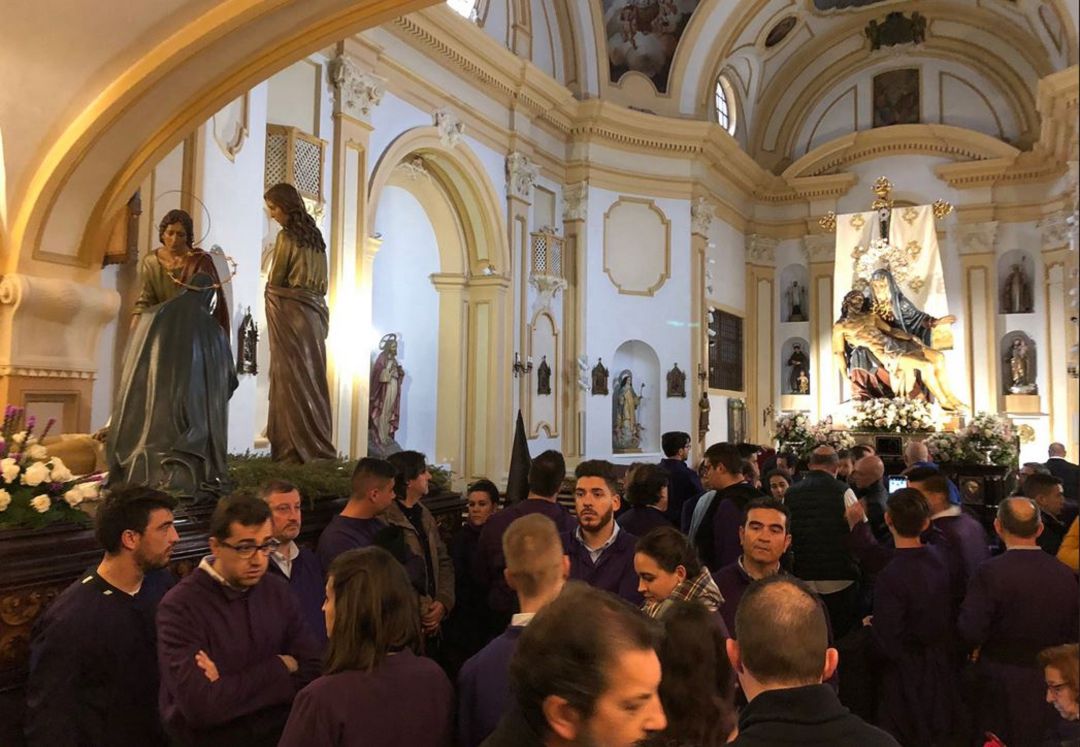 La procesión "En el Calvario" tampoco ha podido salir de los templos este Viernes Santo en Cuenca La procesión "En el Calvario" tampoco ha podido salir de los templos este Viernes Santo en Cuenca