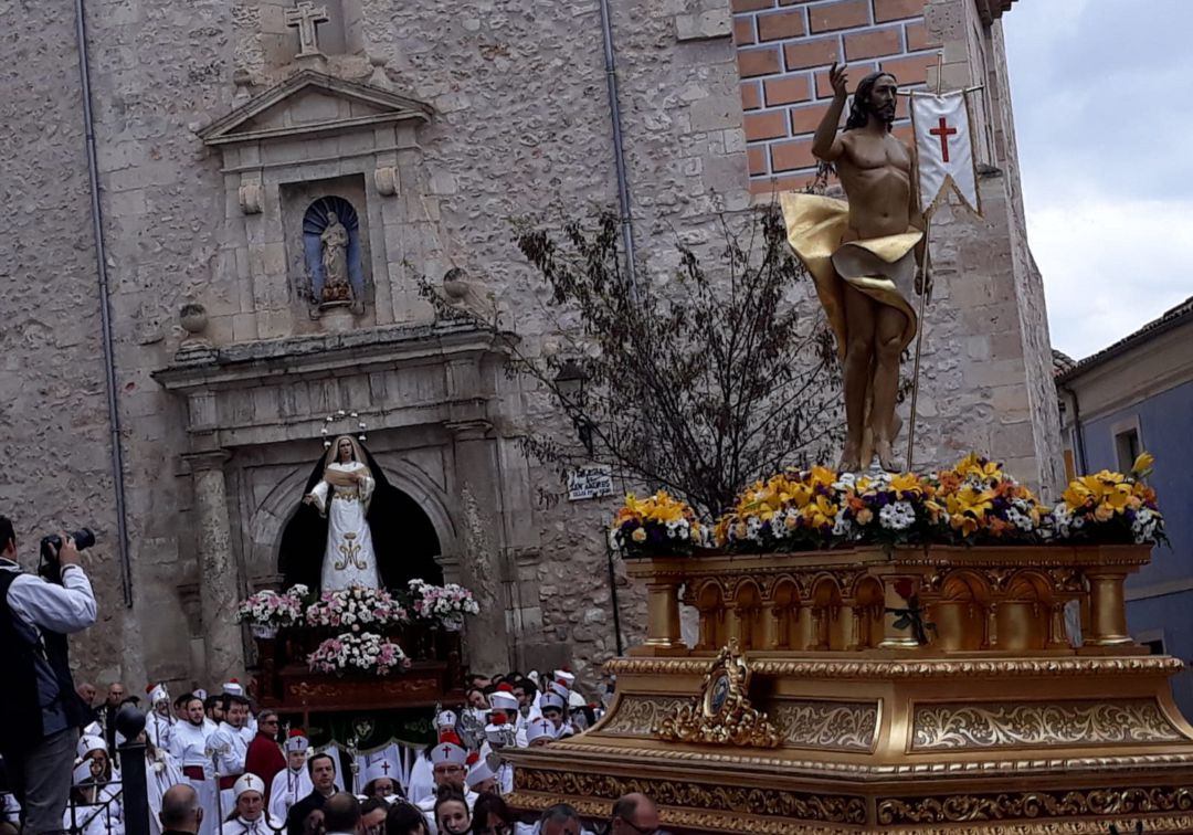 Cuenca cierra una Semana Santa con la mitad de sus procesiones suspendidas por la lluvia