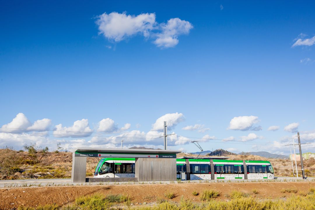 Parada del metro en Andalucía Tech Parada del metro en Andalucía Tech