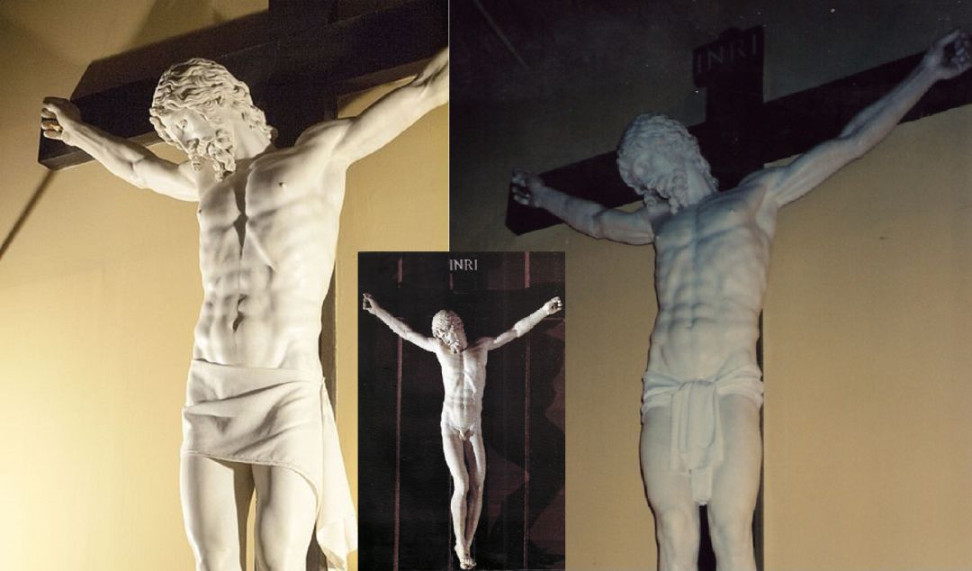 La virgen republicana y el crucificado nudista La virgen republicana y el crucificado nudista
