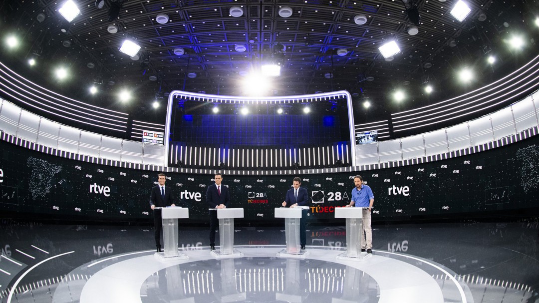 Escaso seguimiento del debate entre candidatos en Euskadi