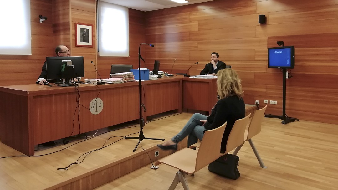 La Fiscalía pide una condena de más de 7.000 euros para Cristina Gabarda