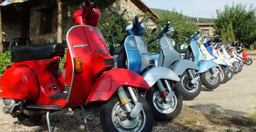 Concentración de motos Vespas Concentración de motos Vespas