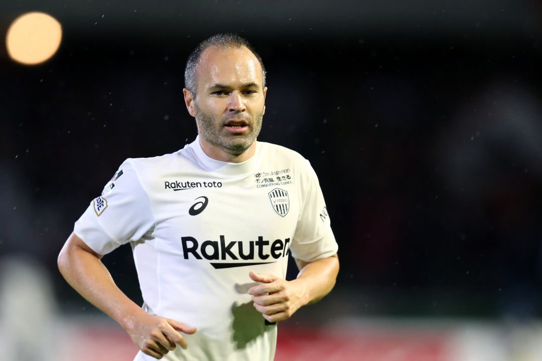 Andrés Iniesta, durante un partido con el Vissel Kobe Andrés Iniesta, durante un partido con el Vissel Kobe