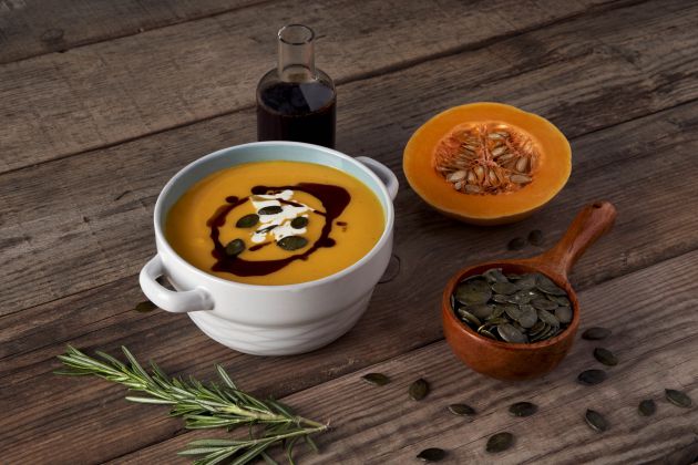 Crema de calabaza. Crema de calabaza.