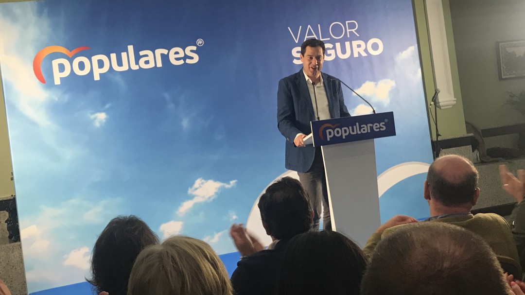 Juanma Moreno invita a Jaén a despertar del "yugo socialista" el próximo domingo