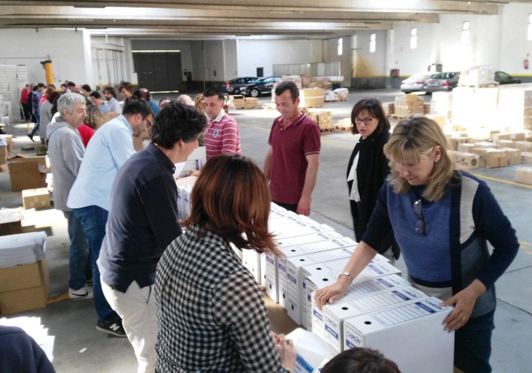 Todo preparado para la jornada electoral del domingo