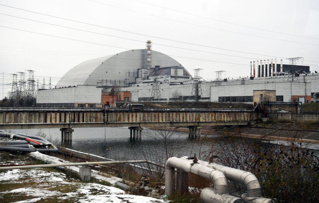 Planta nuclear de Chernóbil en noviembre de 2018. Planta nuclear de Chernóbil en noviembre de 2018.