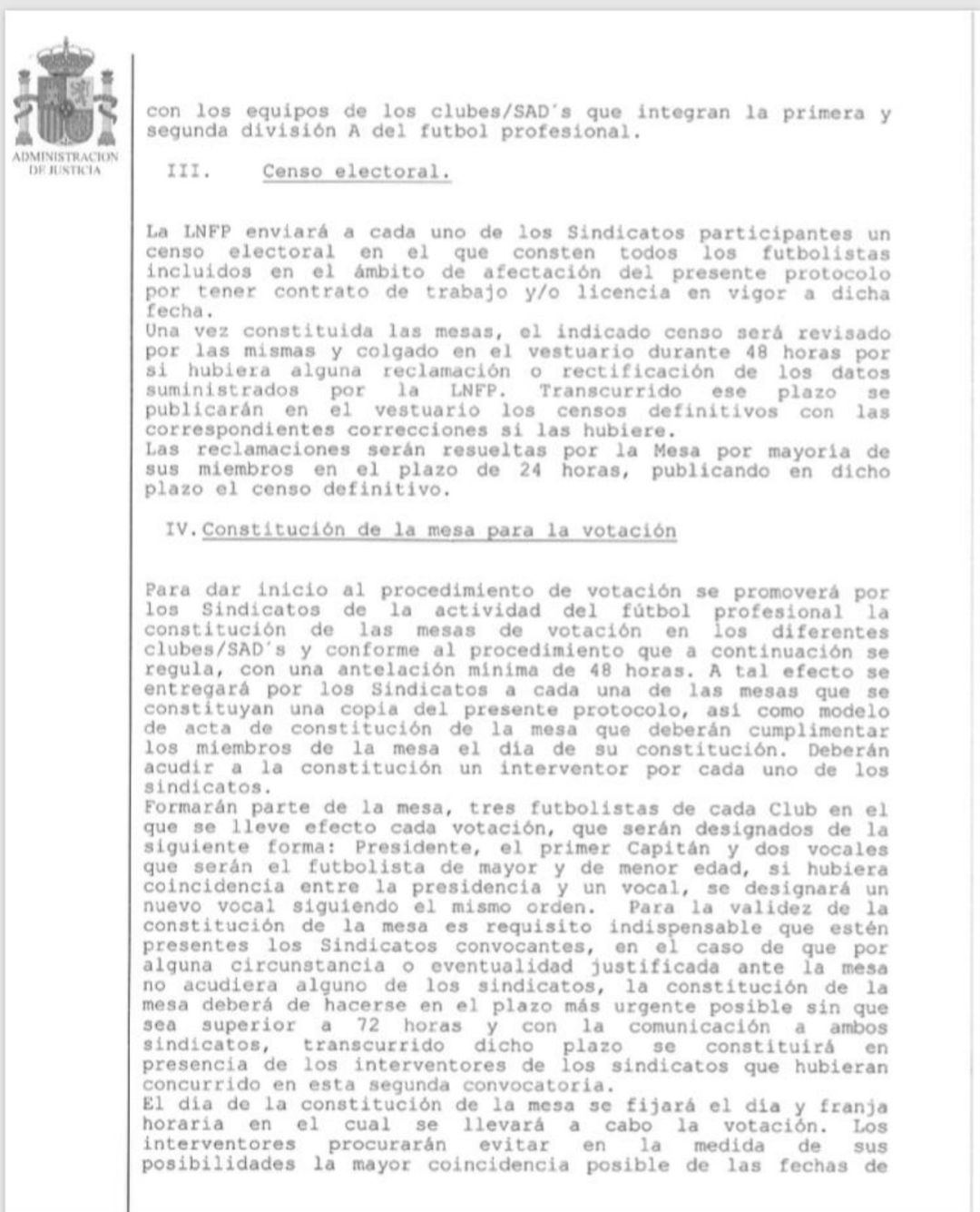 La mano de los clubes irrumpe en las elecciones sindicales del fútbol español La mano de los clubes irrumpe en las elecciones sindicales del fútbol español