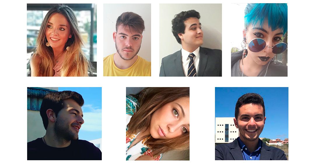 De izquierda a derecha y de arriba abajo: Laura Santolaya, Mikel Justo, Javier Sánchez, María Delgado, Raúl Díaz, Alina Rodríguez y Alexis Rodríguez. De izquierda a derecha y de arriba abajo: Laura Santolaya, Mikel Justo, Javier Sánchez, María Delgado, Raúl Díaz, Alina Rodríguez y Alexis Rodríguez.