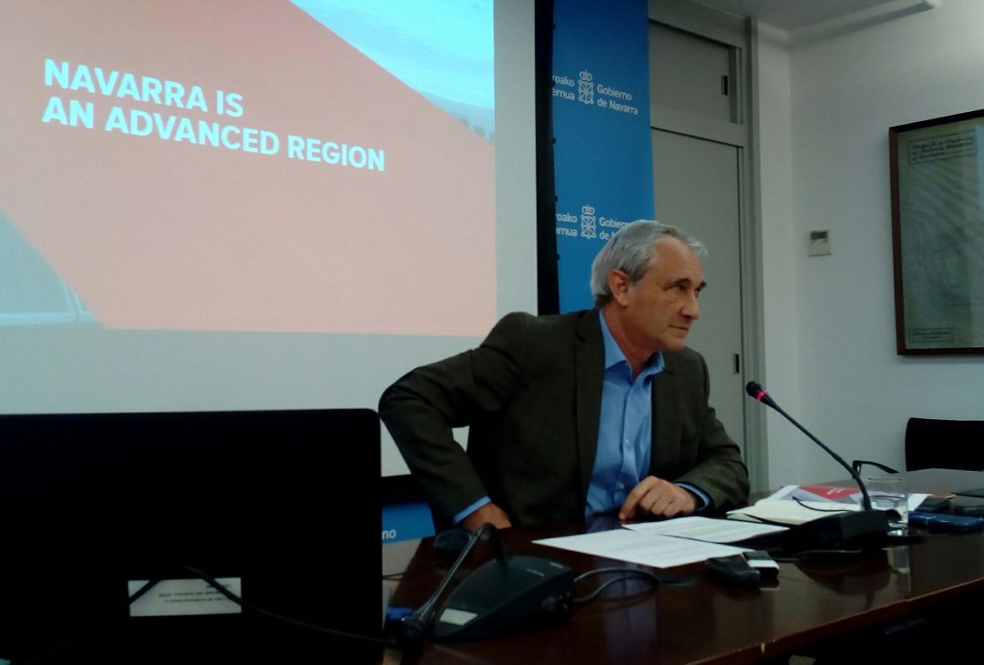 El consejero de Hacienda y Política Financiera, Mikel Aranburu El consejero de Hacienda y Política Financiera, Mikel Aranburu