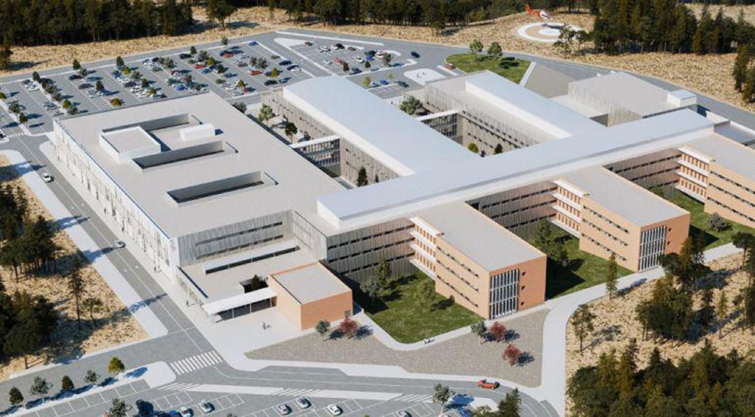 Imagen del proyecto del nuevoHospital de Teruel Imagen del proyecto del nuevoHospital de Teruel