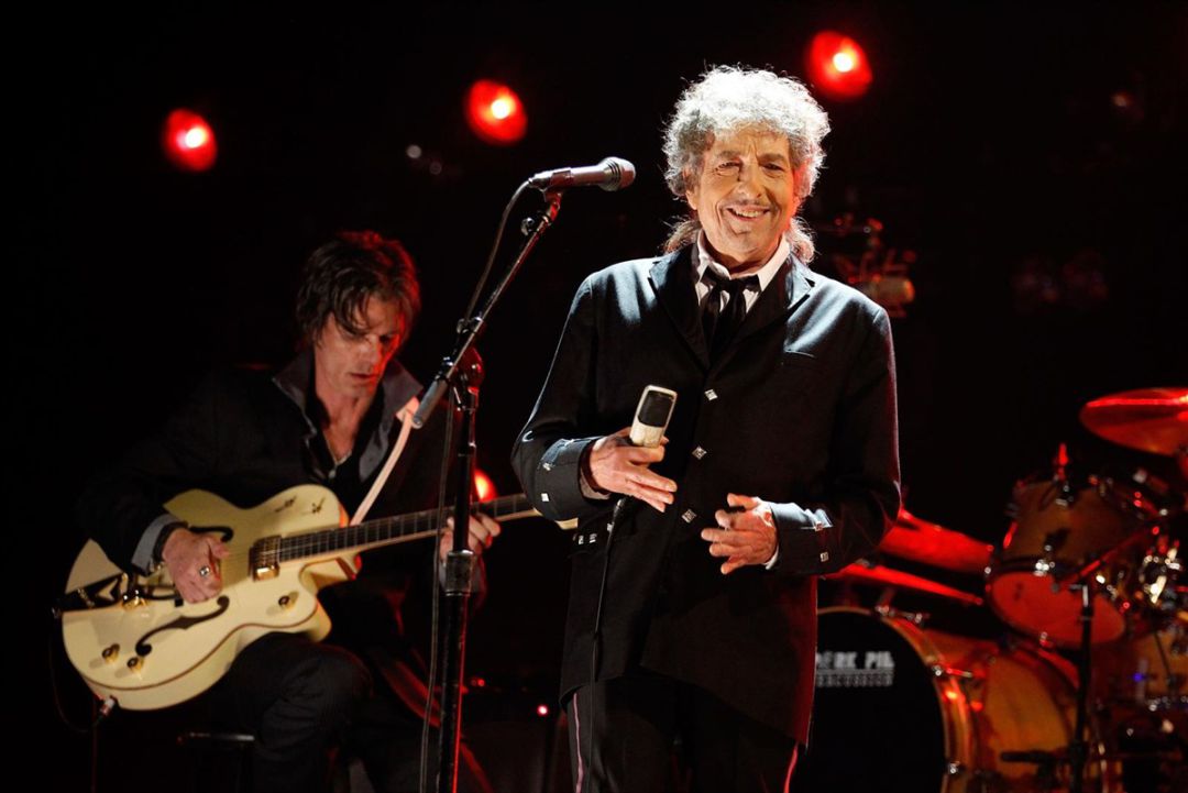 Bob Dylan en su concierto de Pamplona Bob Dylan en su concierto de Pamplona