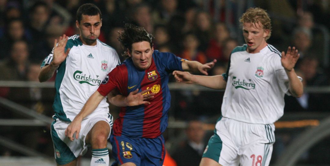 Imagen del encuentro de ida de octavos de final entre Barcelona y Liverpool en 2007 Imagen del encuentro de ida de octavos de final entre Barcelona y Liverpool en 2007