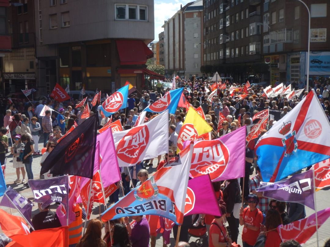 Manifestación del 1 de Mayo en Ponferrada Manifestación del 1 de Mayo en Ponferrada