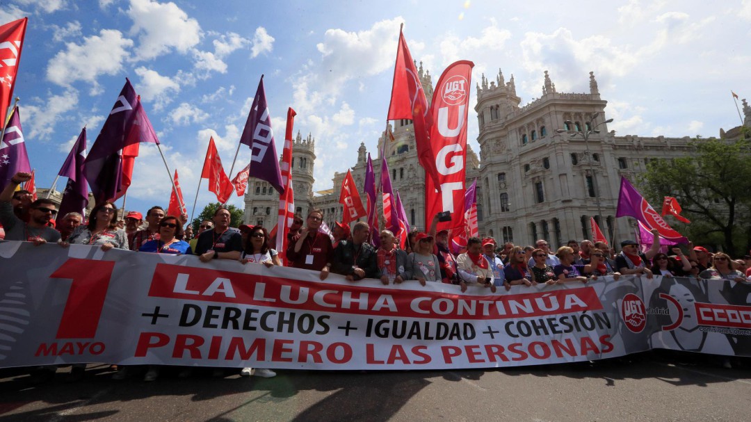 Los sindicatos llaman a votar a la izquierda el 26M para "acabar con la precariedad"