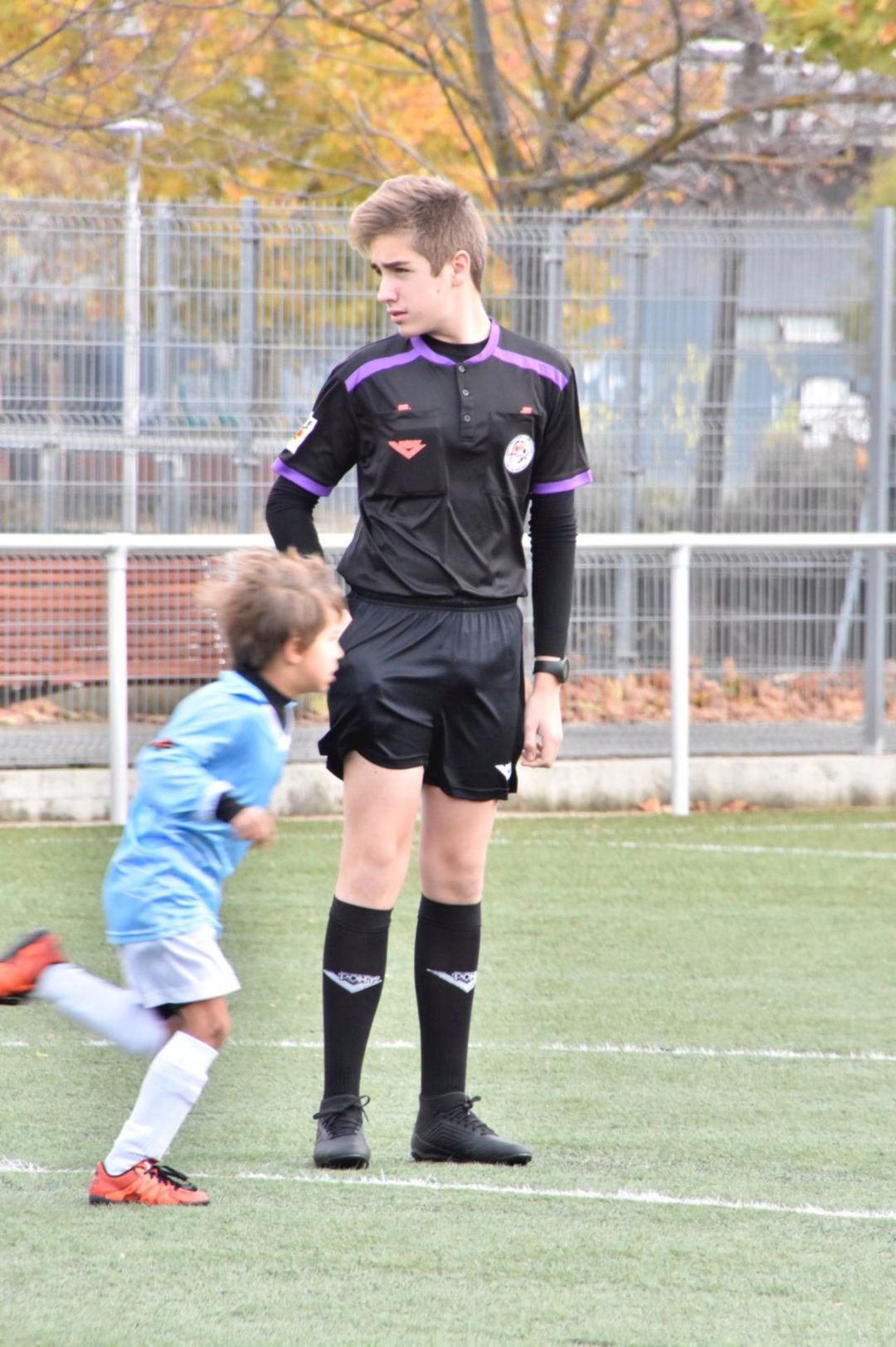 Iván, el joven árbitro del fútbol vallisoletano Iván, el joven árbitro del fútbol vallisoletano
