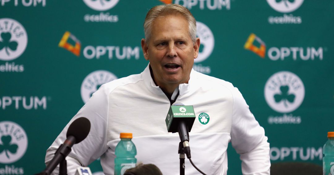 Danny Ainge, durante una rueda de prensa Danny Ainge, durante una rueda de prensa