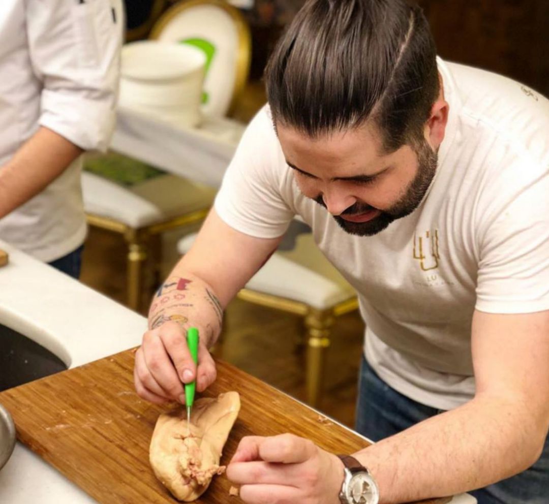 Juan Luis Fernández, chef de Lú Juan Luis Fernández, chef de Lú