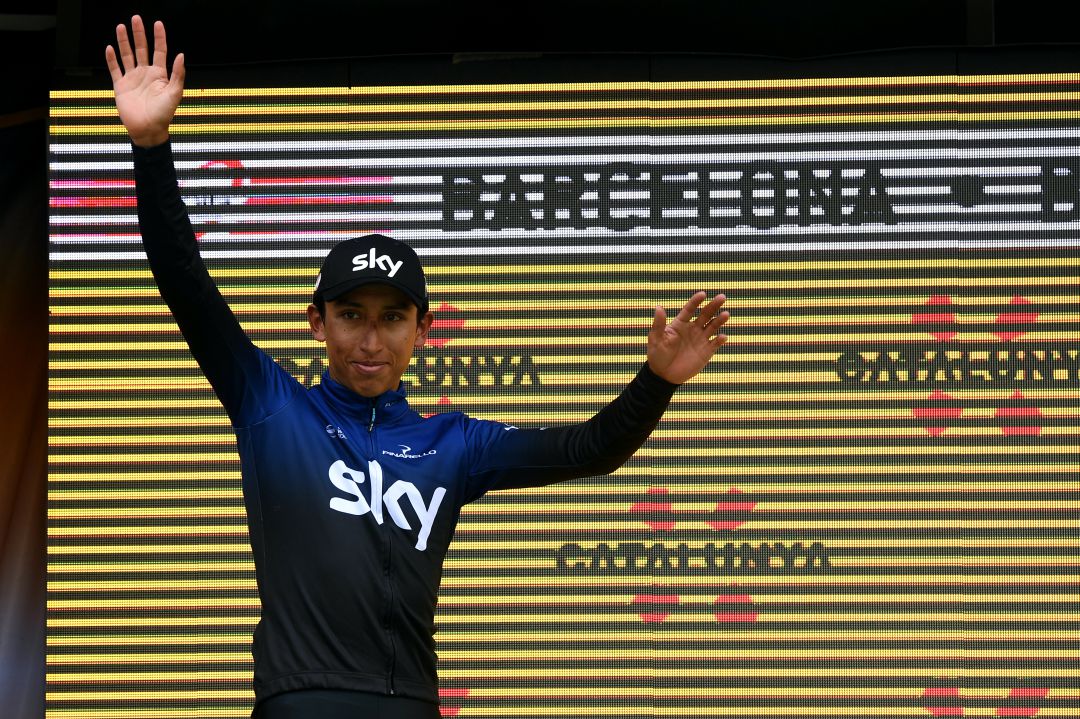 Egan Bernal durante la última Volta a Catalunya Egan Bernal durante la última Volta a Catalunya