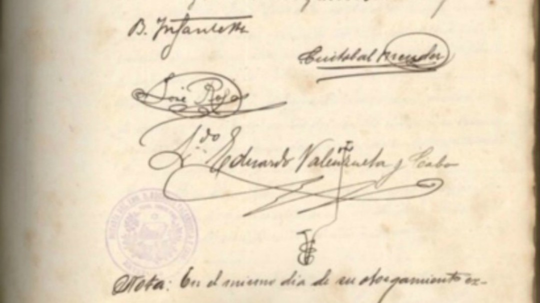 El Archivo Histórico muestra un documento inédito con la firma de Blas Infante