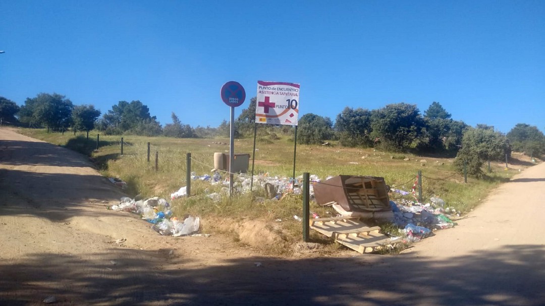 100 mil kilos de basura recogida hasta ahora tras la romería