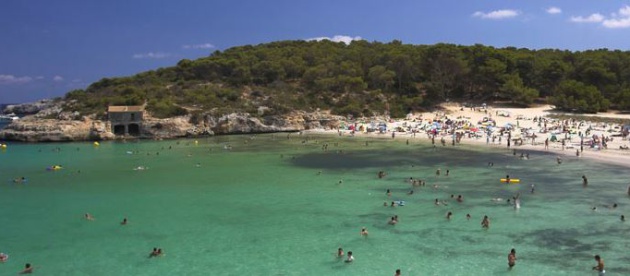 Playa de S'Amarador (Santanyí). Playa de S'Amarador (Santanyí).