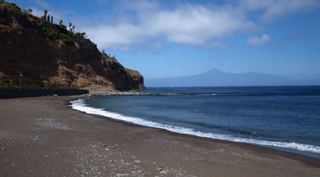 Playa de La Cueva (San Sebastián de la Gomera). Playa de La Cueva (San Sebastián de la Gomera).