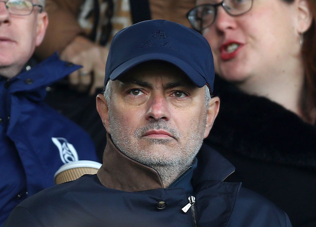 Jose Mourinho, durante el Fulham-Everton del pasado mes de abril Jose Mourinho, durante el Fulham-Everton del pasado mes de abril