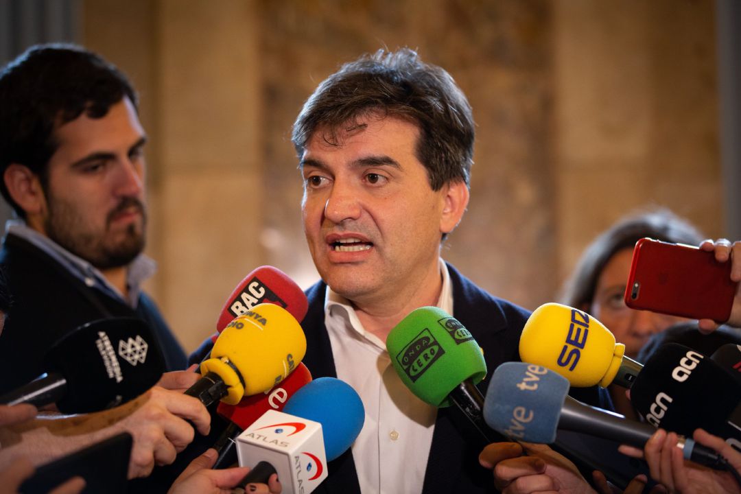 Sergi Sabrià, presidente del Grupo Parlamentario de ERC. Sergi Sabrià, presidente del Grupo Parlamentario de ERC.