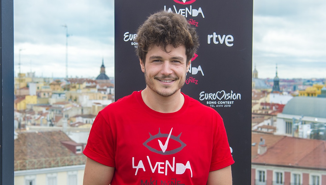 Miki Núñez atiende a la prensa antes de Eurovisión 2019 Miki Núñez atiende a la prensa antes de Eurovisión 2019