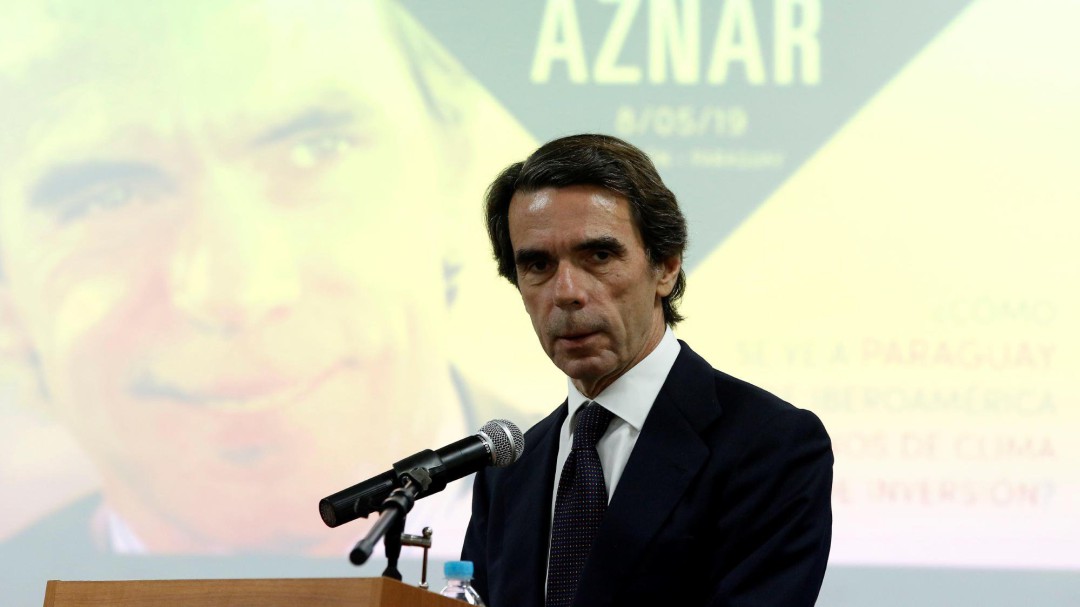 Aznar defiende una "intervención" en Venezuela para apoyar a Guaidó