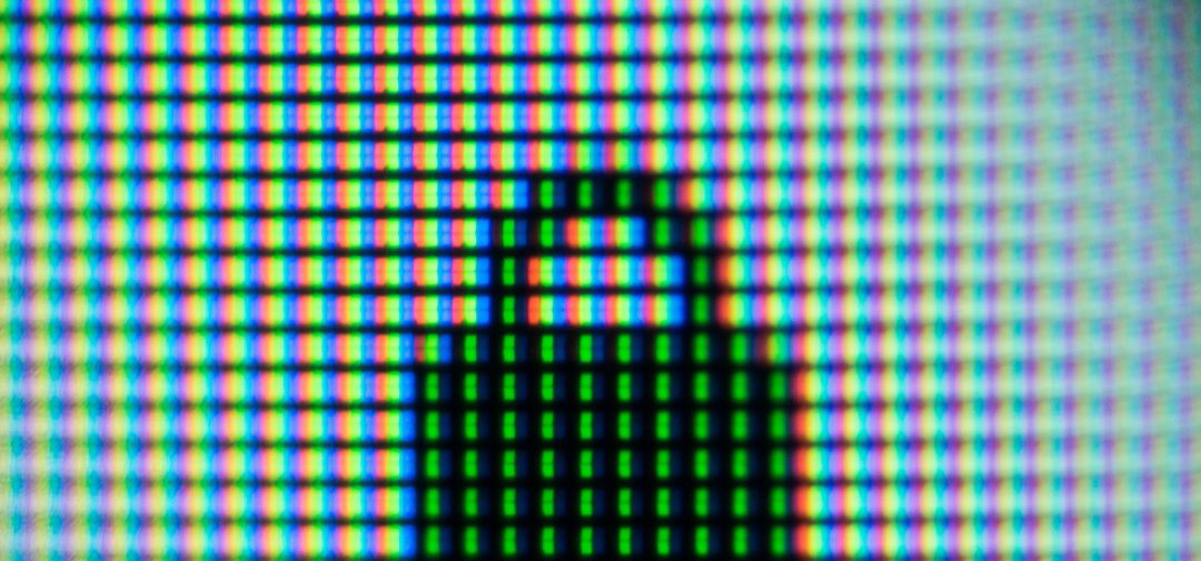 Detalle de pixels en una pantalla. Detalle de pixels en una pantalla.
