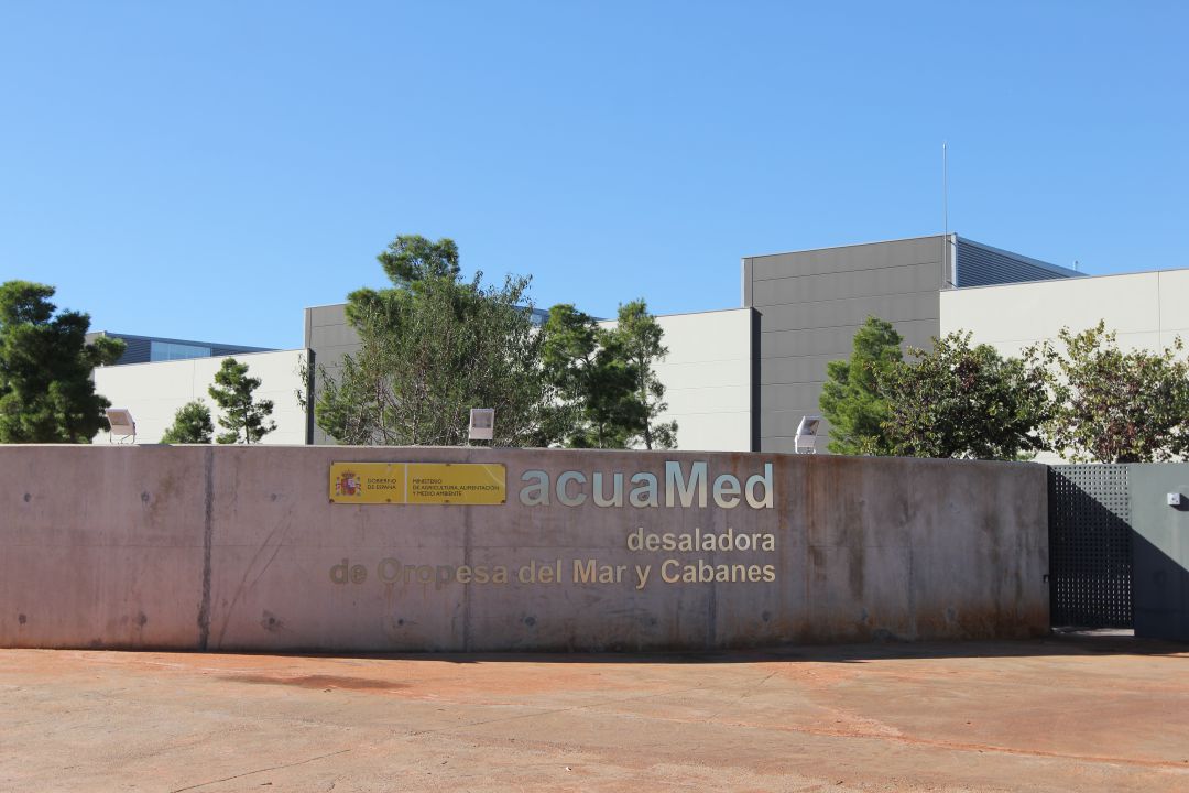 Planta desaladora de Cabanes y Oropesa, que también dará suministro a Benicàssim Planta desaladora de Cabanes y Oropesa, que también dará suministro a Benicàssim