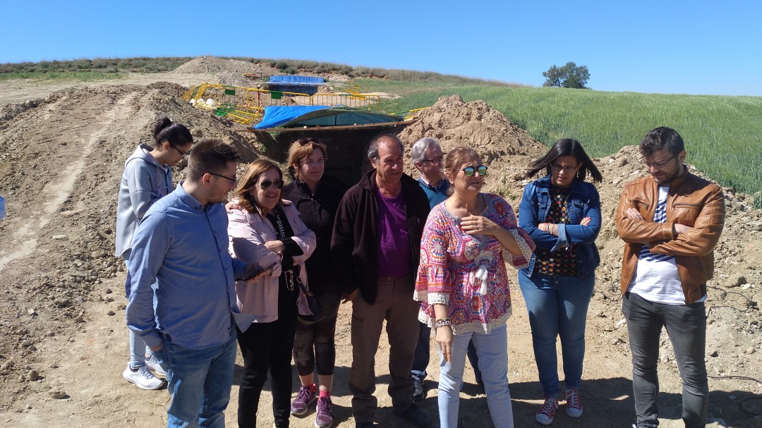 El PSOE visita la 'Casa de los Alfredos'