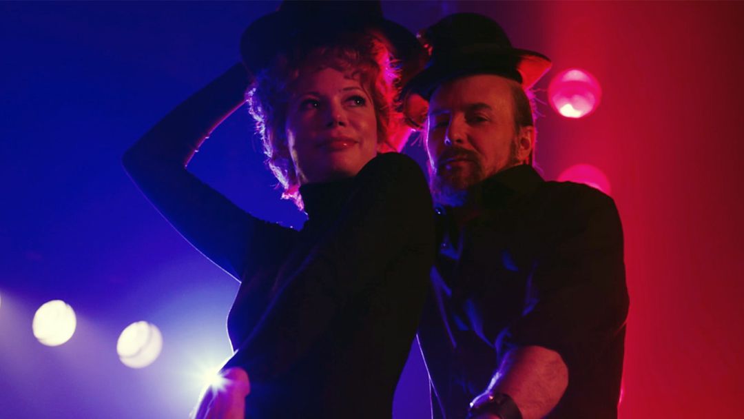 Michelle Williams i Sam Rockwell en un escena de "Fosse-Verdon". Michelle Williams i Sam Rockwell en un escena de "Fosse-Verdon".