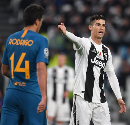 Cristiano, en el partido de Turín ante el Atlético. Cristiano, en el partido de Turín ante el Atlético.