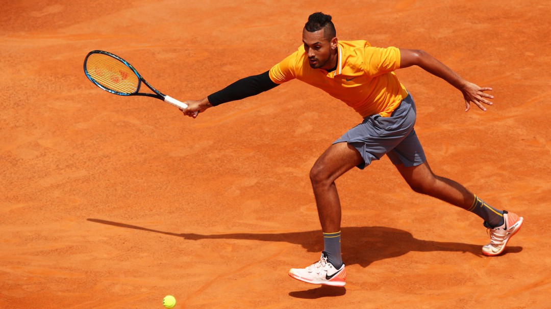 El 'show' de Kyrgios que acabó con Medvedev en Roma